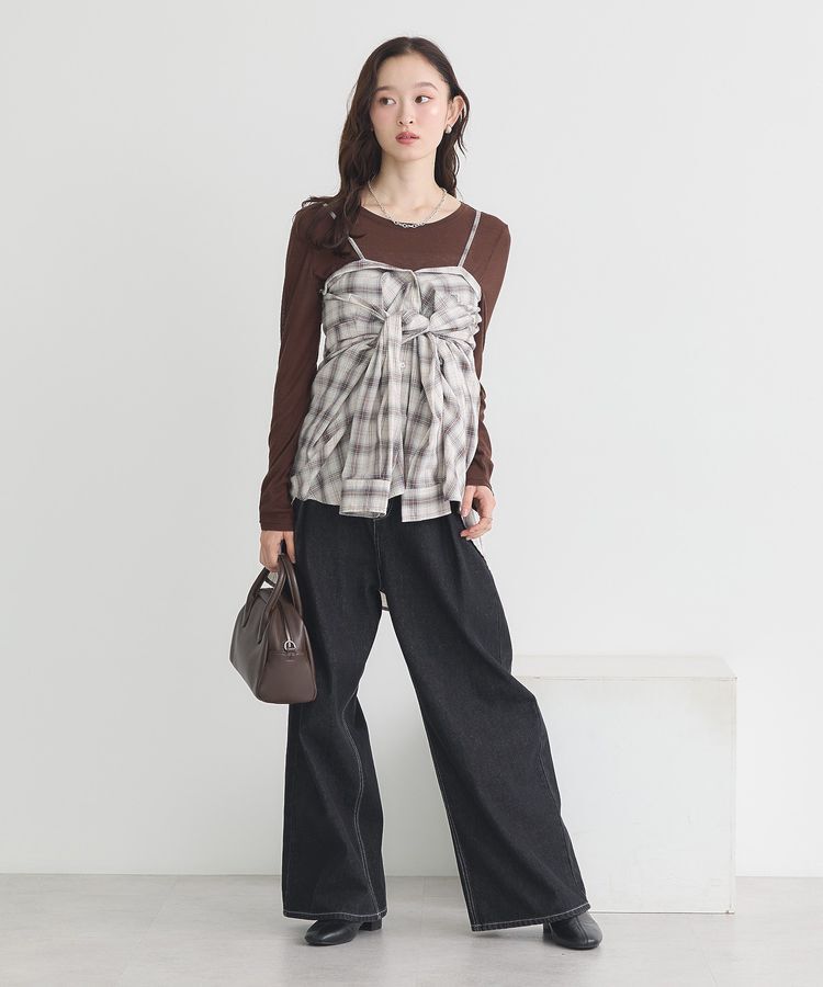 earth music&ecology「マルチウェイチェックシャツ」|シャツ・ブラウス|