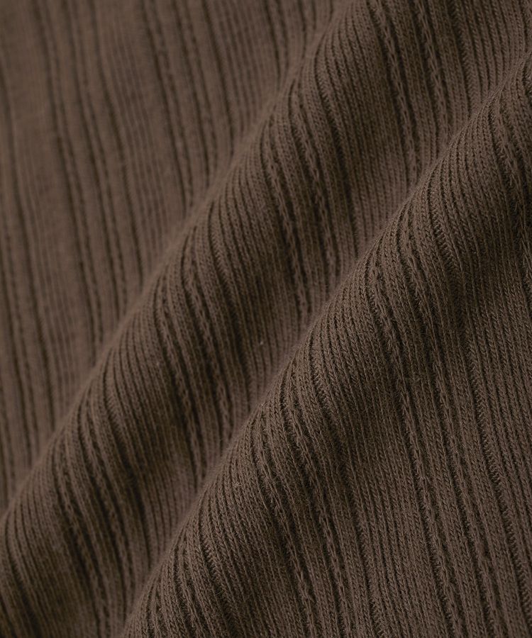 earth music&ecology「チェーンリブホルターネックプルオーバー」|Tシャツ・カットソー|