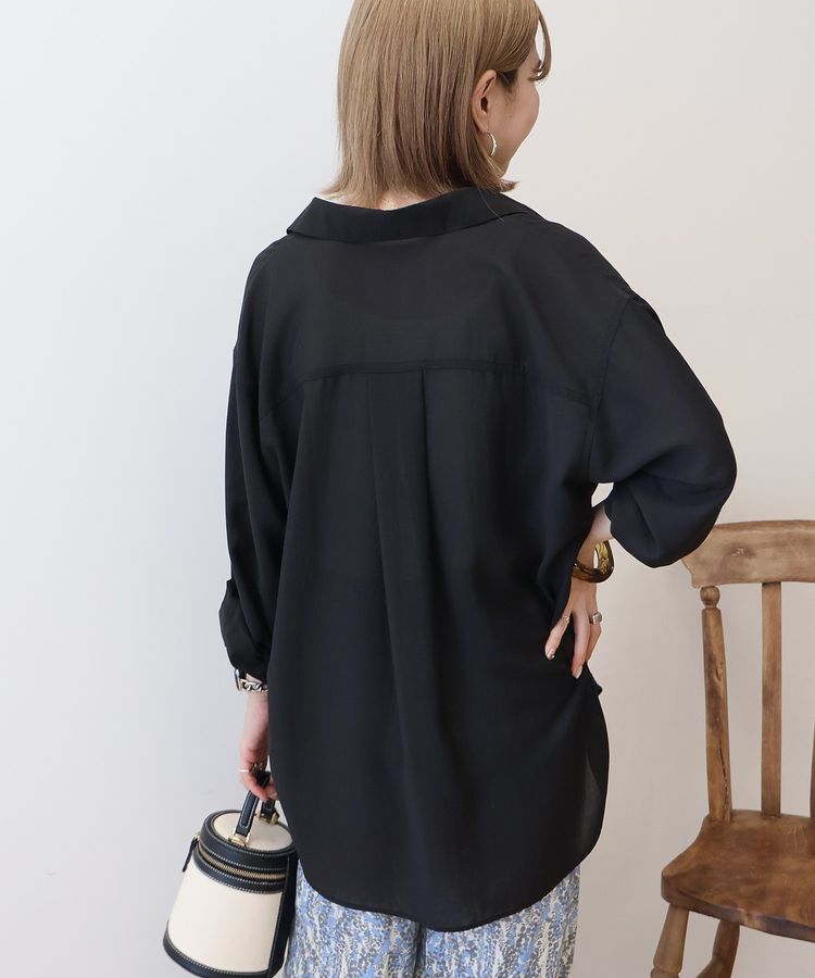 AMERICAN HOLIC「シアーボイルオーバーシルエットシャツ」|シャツ・ブラウス|