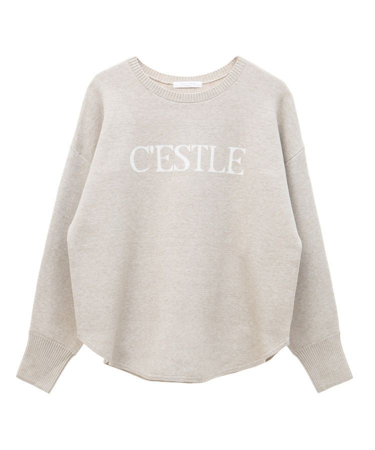 Green Parks「もちやわロゴニットプルオーバー」|ニット・セーター|