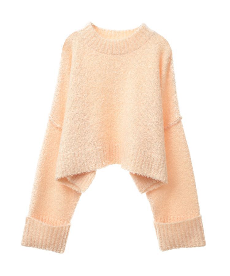 Green Parks「・Petit Fleur ブークレワイドニット」|ニット・セーター|