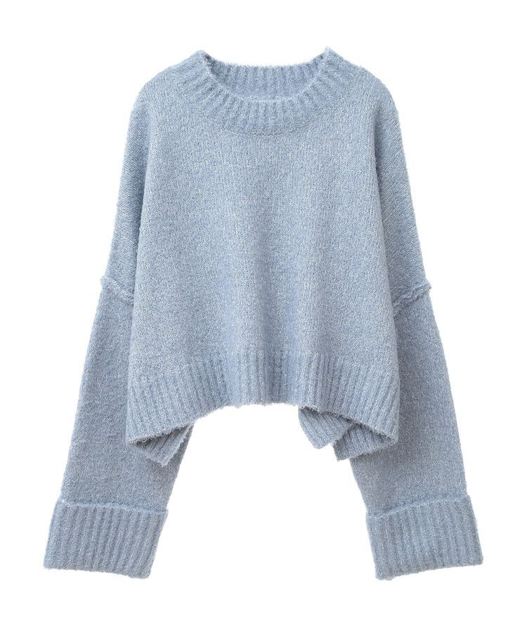 Green Parks「・Petit Fleur ブークレワイドニット」|ニット・セーター|