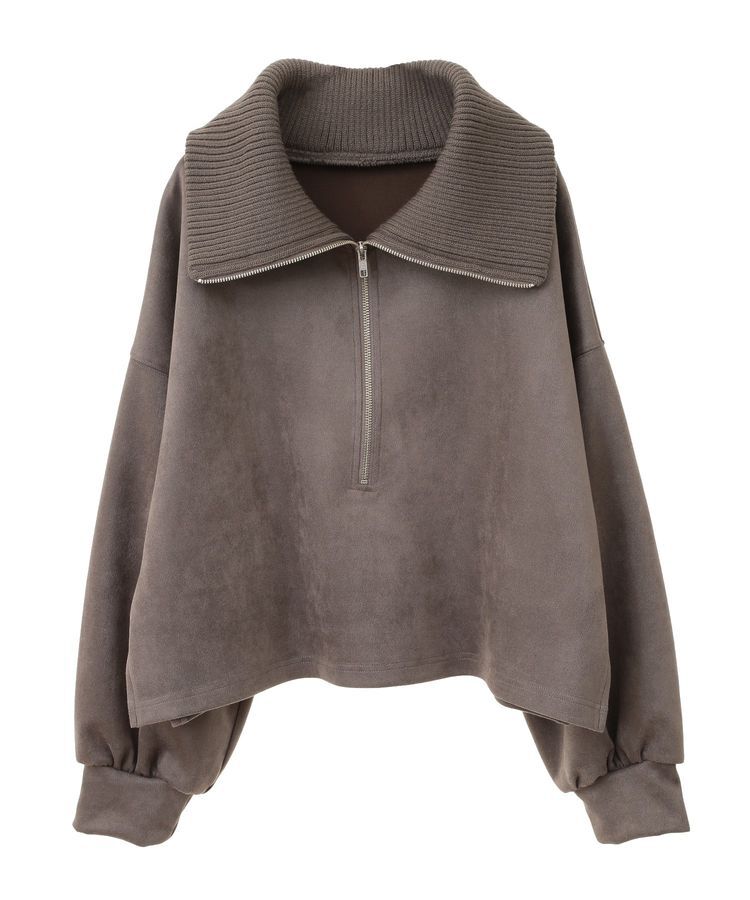 Green Parks「・ELENCARE DUE スエードポンチハーフZIP」|Tシャツ・カットソー|