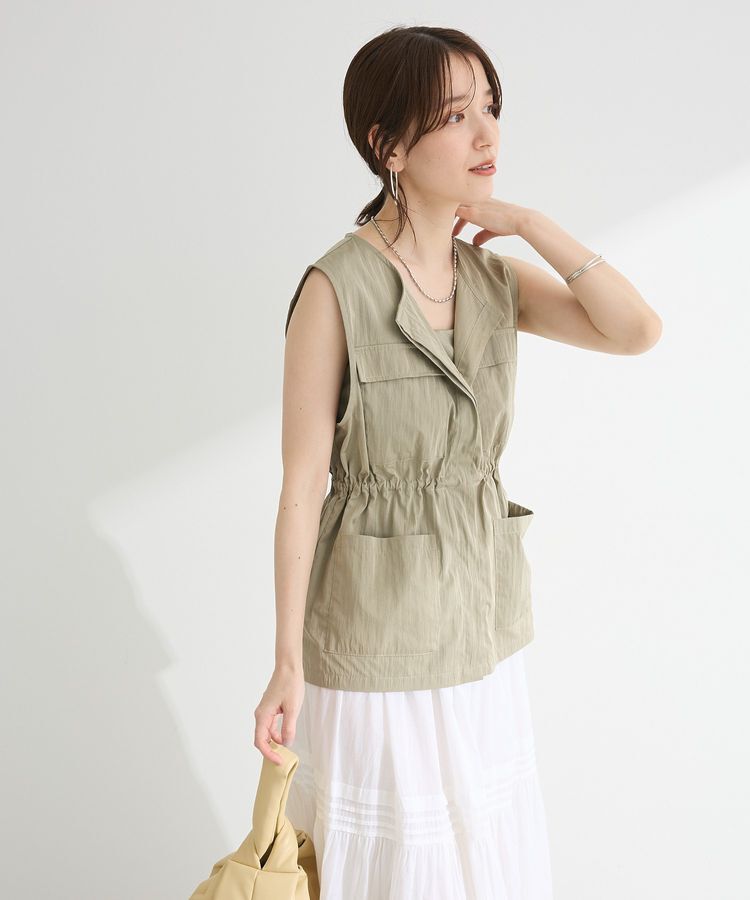 Green Parks「ミリタリーベスト」|ベスト・ジレ|