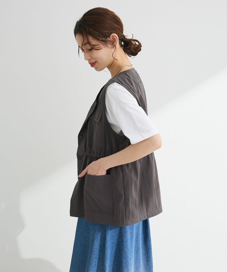 Green Parks「ミリタリーベスト」|ベスト・ジレ|