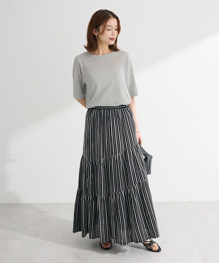 Green Parks「・Petit Fleur ラメシアーニット」|Tシャツ・カットソー|