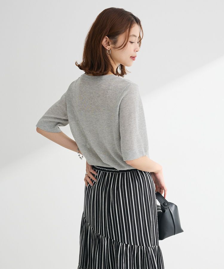 Green Parks「・Petit Fleur ラメシアーニット」|Tシャツ・カットソー|