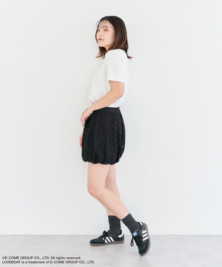 Green Parks「■LOVEBOAT フラワーメッシュバルーンスカート」|スカート|