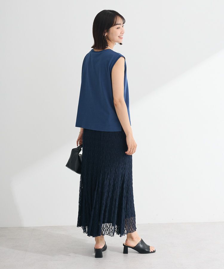 Green Parks「2WAYパネル切り替えレースフレアスカート」|フレア|