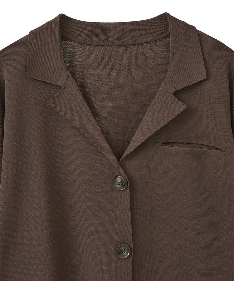 Green Parks「・ELENCARE DUE ニットシングルジャケット」|カーディガン|