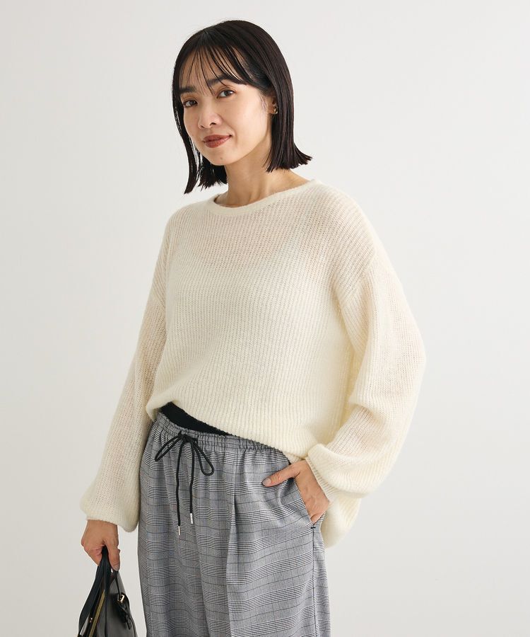 Green Parks「シアーゆったりニットプルオーバー」|ニット・セーター|