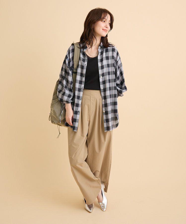 Green Parks「【楽しゃれUV】ツータックイージーパンツ」|その他|