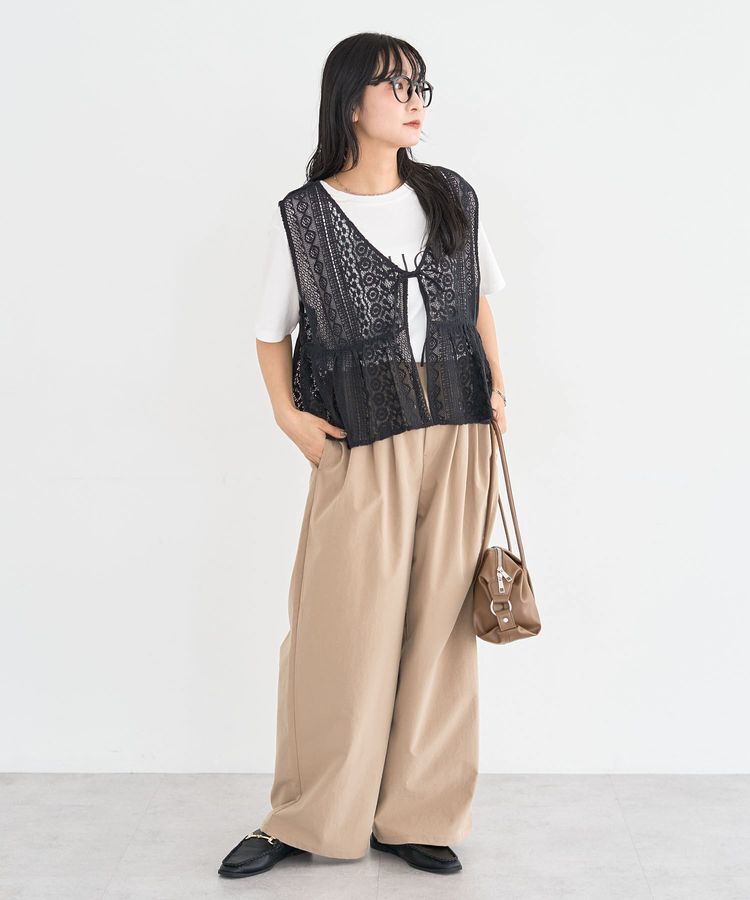 Green Parks「【楽しゃれUV】ツータックイージーパンツ」|その他|