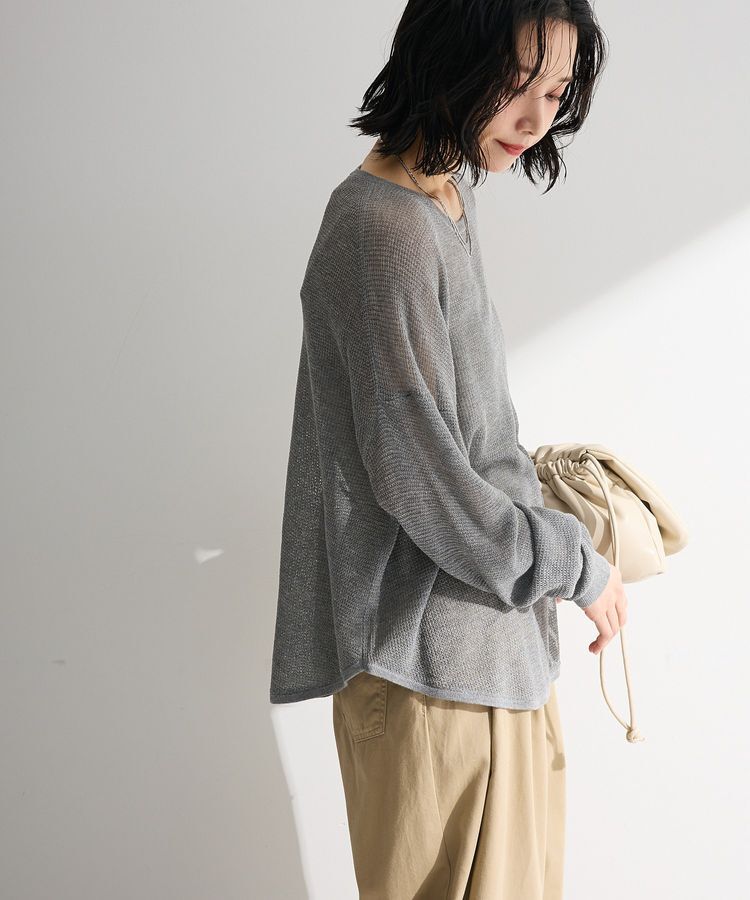 Green Parks「シアーニットプルオーバー」|ニット・セーター|