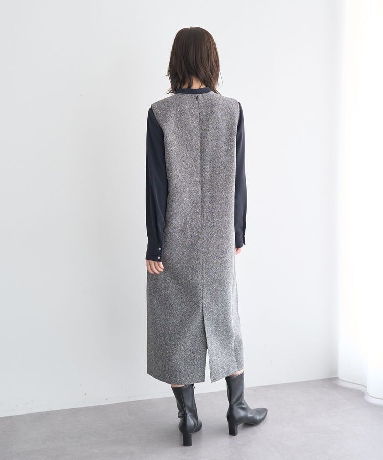 YECCA VECCA「キーネックジャンスカ」|ジャンパースカート|