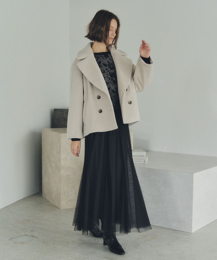 YECCA VECCA「レイヤードチュールマーメイドスカート」|スカート|