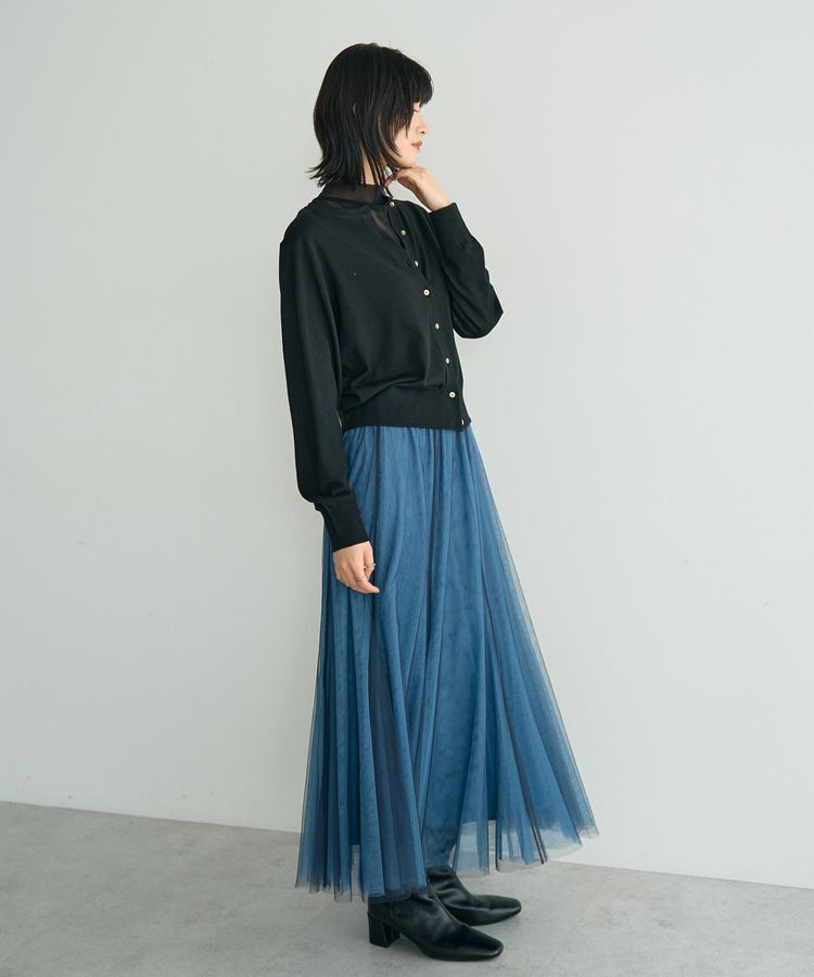 YECCA VECCA「レイヤードチュールマーメイドスカート」|スカート|