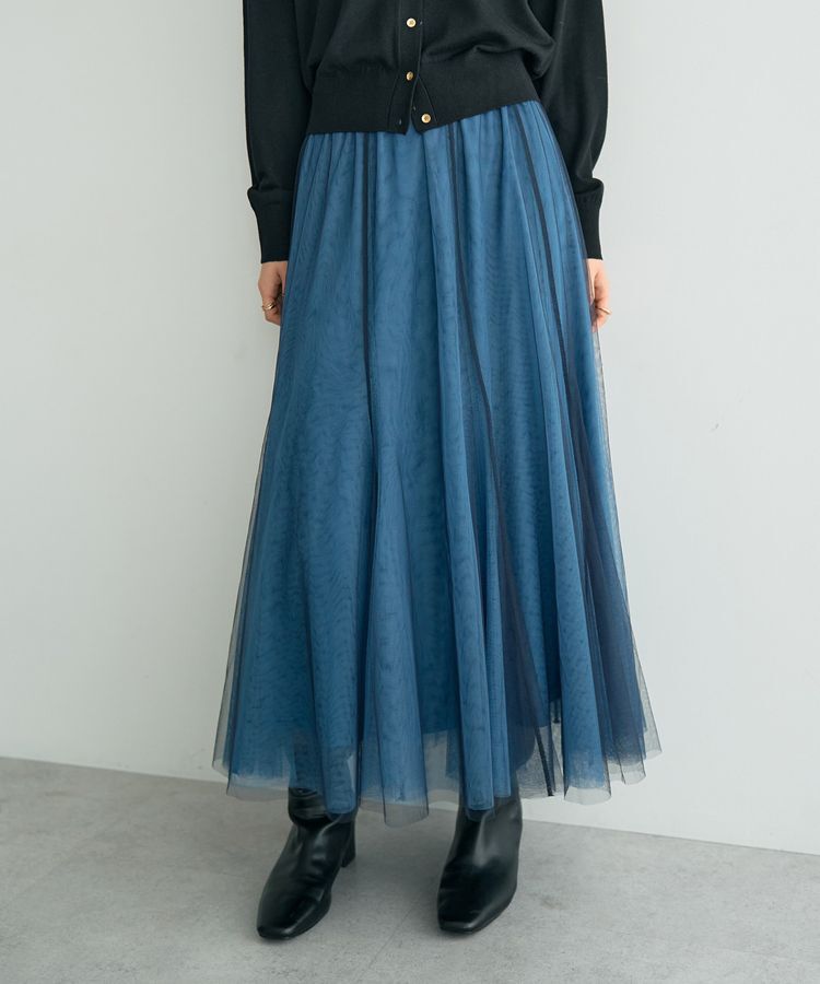 YECCA VECCA「レイヤードチュールマーメイドスカート」|スカート|