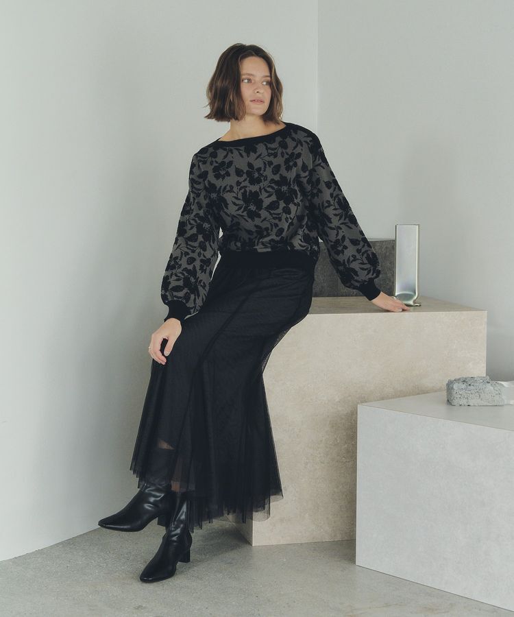 YECCA VECCA「レイヤードチュールマーメイドスカート」|スカート|