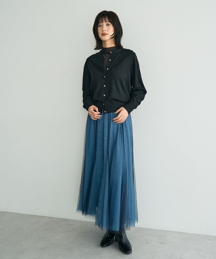 YECCA VECCA「レイヤードチュールマーメイドスカート」|スカート|