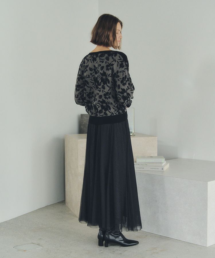 YECCA VECCA「レイヤードチュールマーメイドスカート」|スカート|
