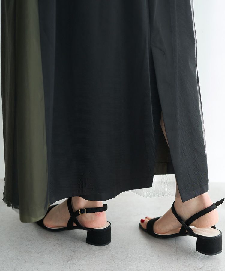 Editt by YECCA VECCA「異素材MIXロングスカート」|スカート|