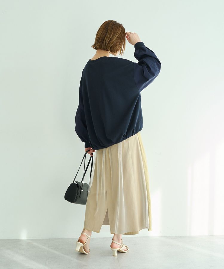 Editt by YECCA VECCA「異素材MIXロングスカート」|スカート|