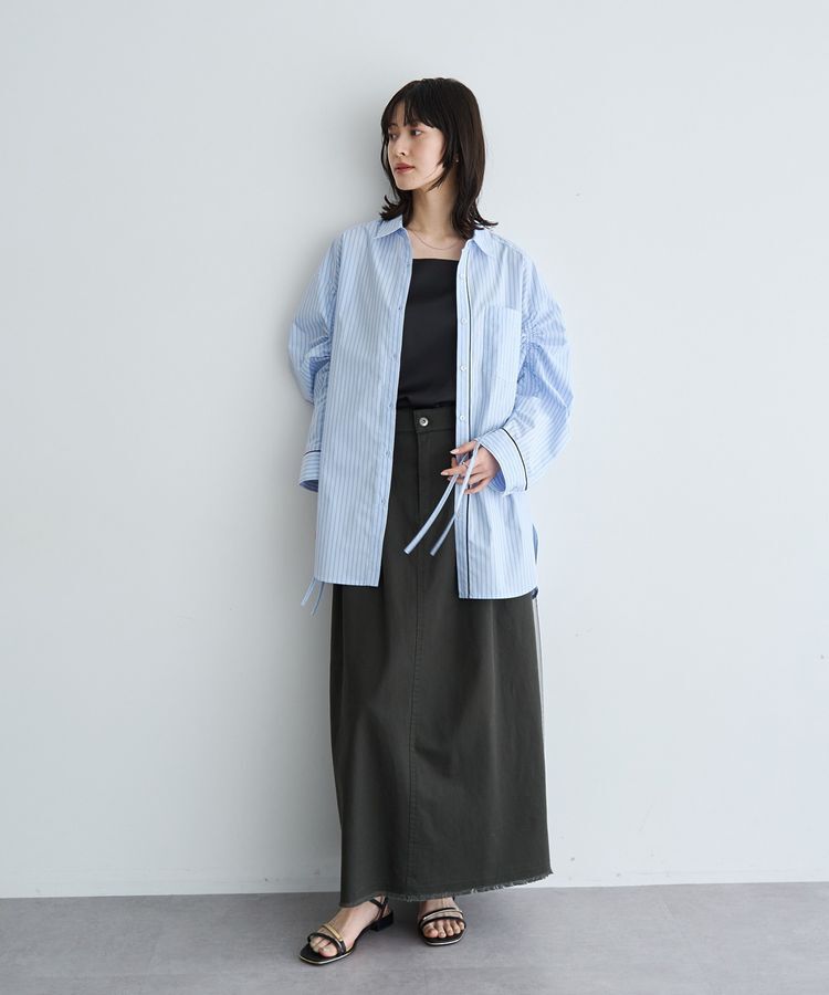Editt by YECCA VECCA「異素材MIXロングスカート」|スカート|