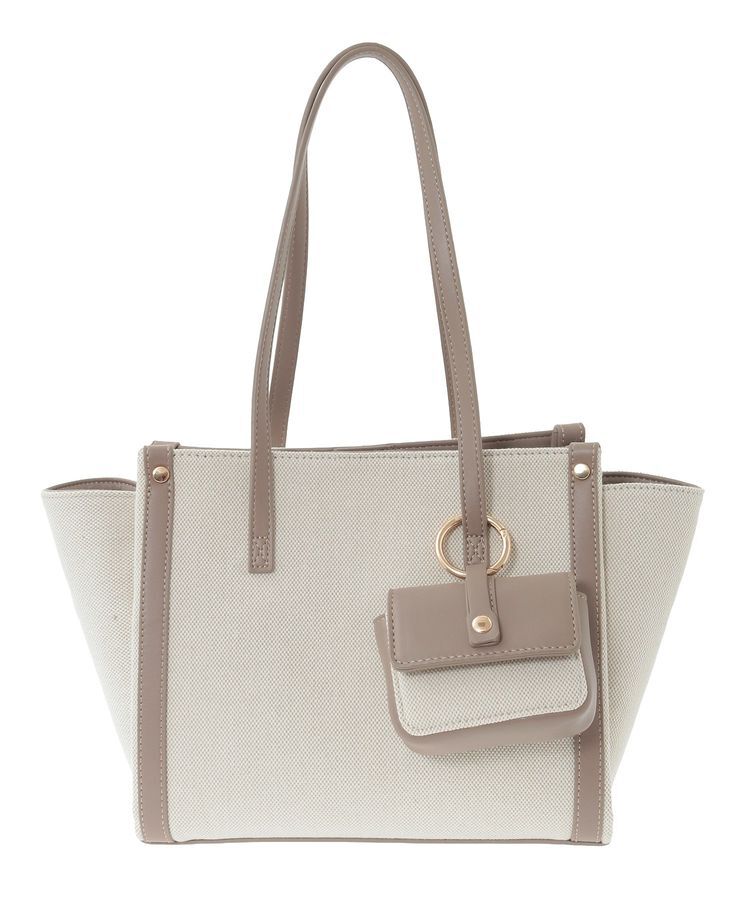 YECCA VECCA「【cache cache】ミニポーチ付きエルガリートート」|トートバッグ|