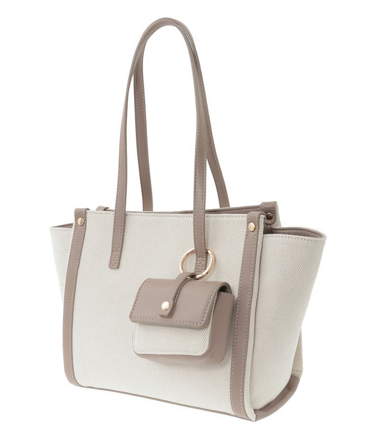 YECCA VECCA「【cache cache】ミニポーチ付きエルガリートート」|トートバッグ|