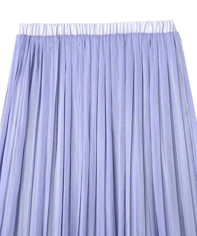 YECCA VECCA「シャイニーサテンプリーツスカート」|スカート|