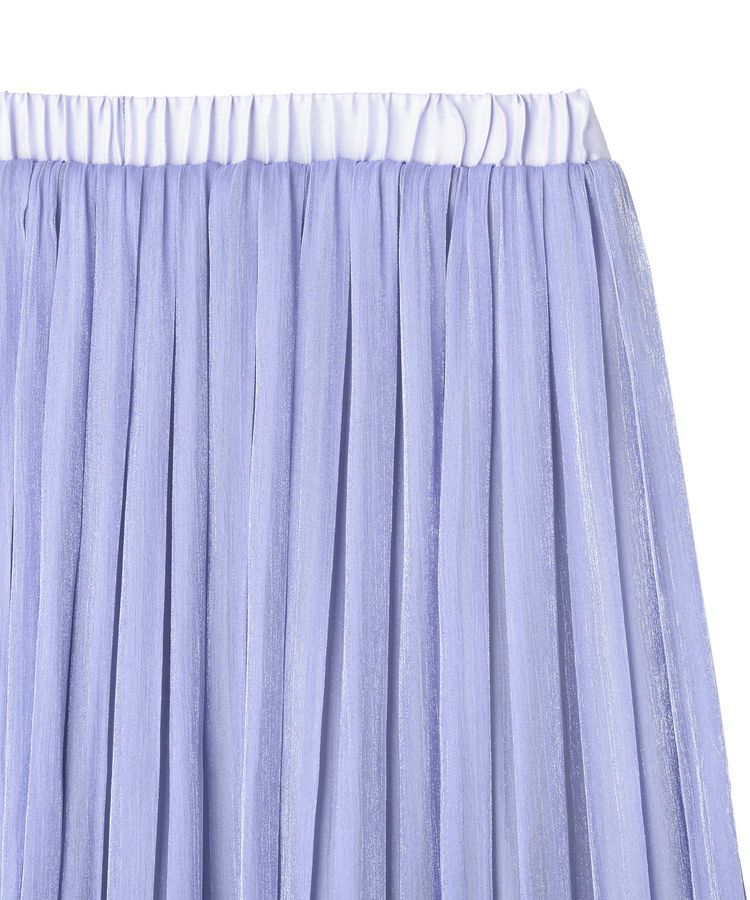 YECCA VECCA「シャイニーサテンプリーツスカート」|スカート|