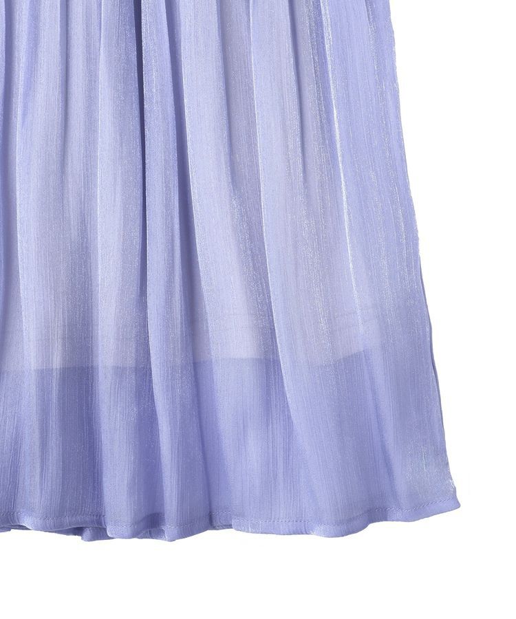 YECCA VECCA「シャイニーサテンプリーツスカート」|スカート|