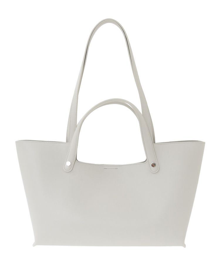 YECCA VECCA「【cache cache】ポーチ付き横長2wayトート」|トートバッグ|