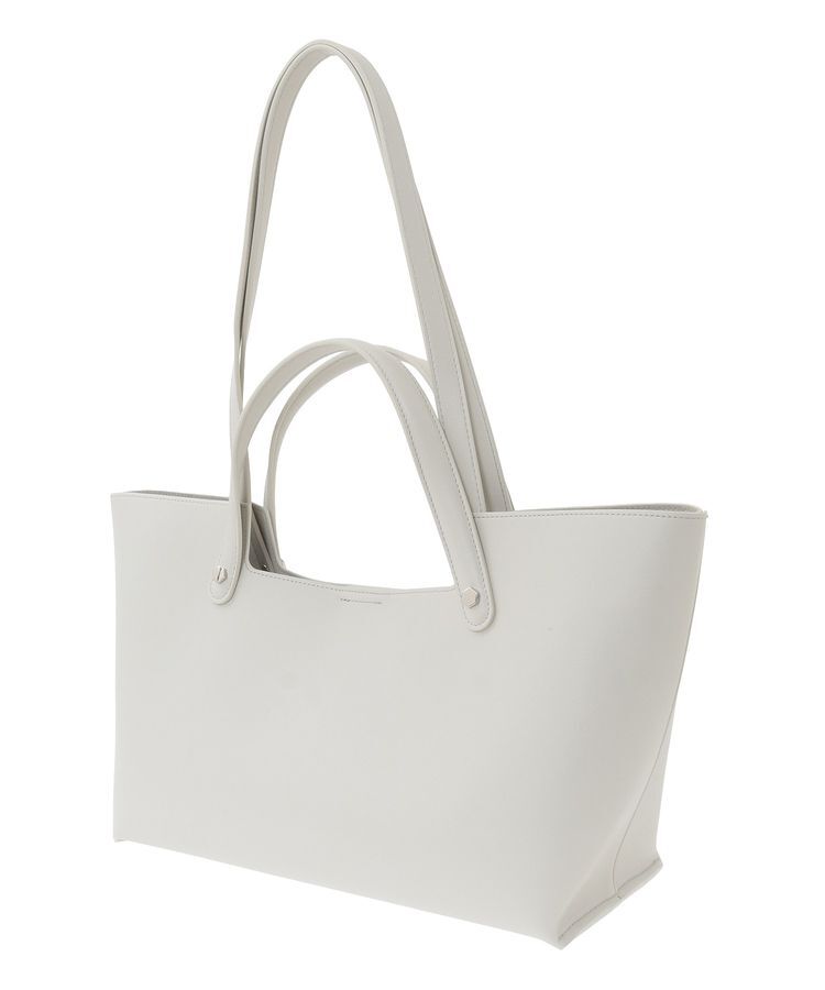 YECCA VECCA「【cache cache】ポーチ付き横長2wayトート」|トートバッグ|