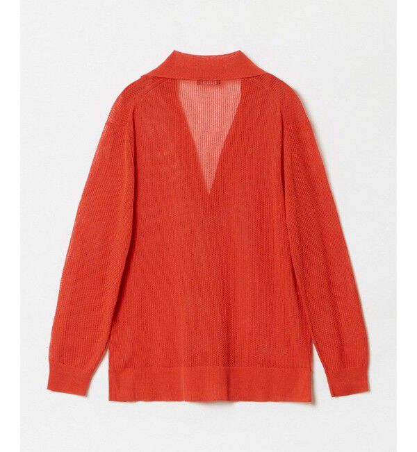 allureville「シアーカノコスキッパーネック プルオーバー」|ニット・セーター|