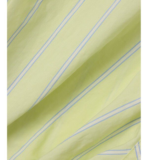 allureville「トリムストライプバックタックシャツ」|シャツ・ブラウス|