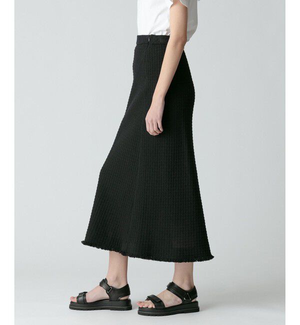 allureville「【セットアップ対応可能】ラスティックツイードスカート」|スカート|