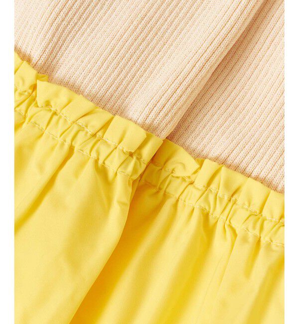 LOULOU WILLOUGHBY「【LOULOU WILLOUGHBY】タフタティアードニットワンピース」|ワンピース|