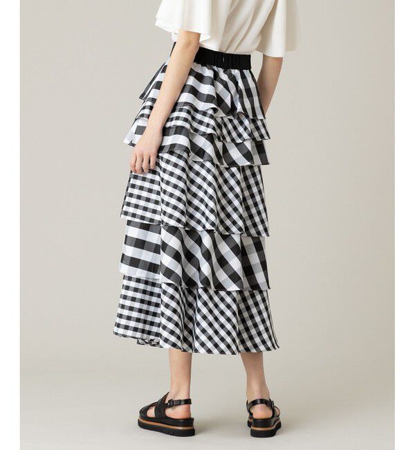 LOULOU WILLOUGHBY「《ドラマ着用》【LOULOU WILLOUGHBY】タフタミルフィーユスカート」|スカート|