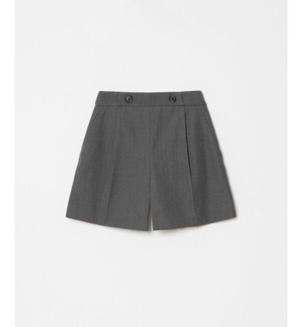 allureville「ヴィスコースウールショートパンツ」|その他|グレー