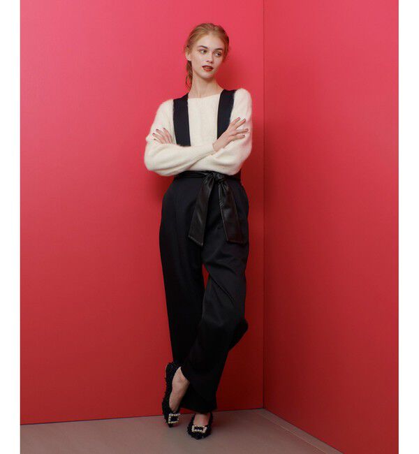 LOULOU WILLOUGHBY「【LOULOU WILLOUGHBY】ジャンパーワイドパンツ」|オールインワン|