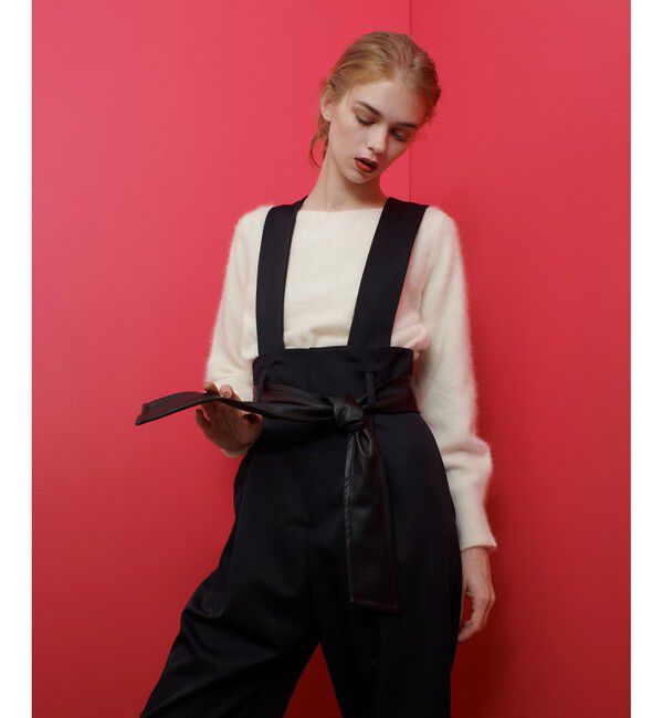 LOULOU WILLOUGHBY「【LOULOU WILLOUGHBY】ジャンパーワイドパンツ」|オールインワン|