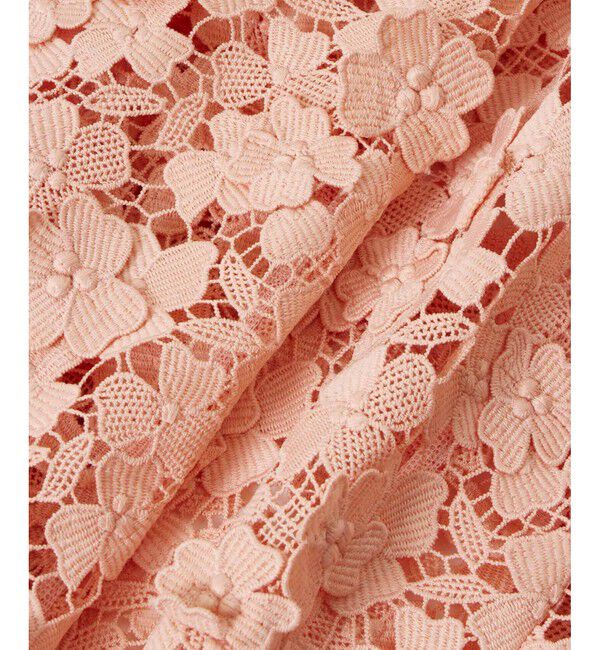 LOULOU WILLOUGHBY「【LOULOU WILLOUGHBY】ケミカルフラワーレースワンピース」|ワンピース|