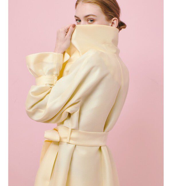 LOULOU WILLOUGHBY「【LOULOU WILLOUGHBY】シルキーダブルクロスドレスコート」|その他|