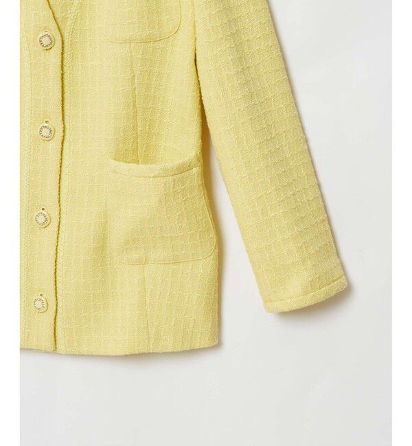 LOULOU WILLOUGHBY「【LOULOU WILLOUGHBY】スラブツイードロングジャケット」|その他|