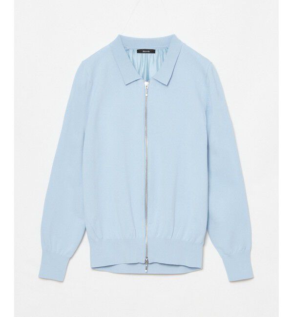 allureville「布帛コンビニットブルゾン」|カーディガン|