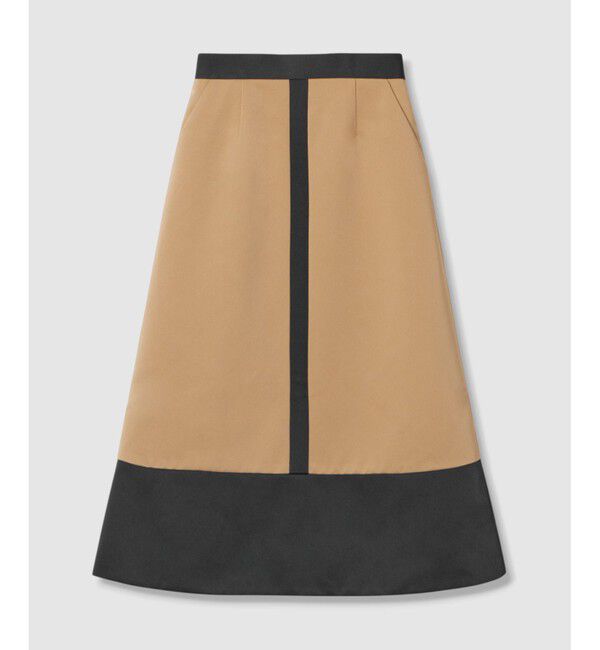 LOULOU WILLOUGHBY「【LOULOU WILLOUGHBY】バイカラーフレアスカート」|スカート|