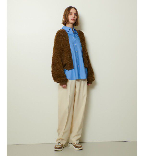 allureville「ドライウールカーブライントラウザー」|チノ|