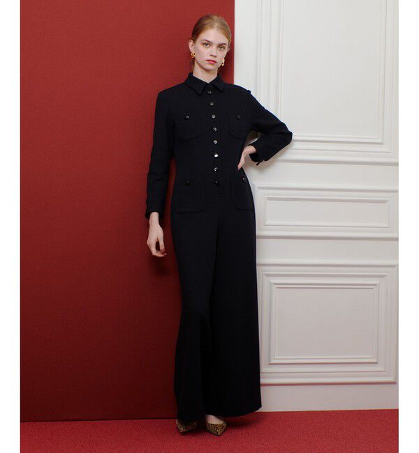 LOULOU WILLOUGHBY「【LOULOU WILLOUGHBY 】ツイードオールインワン」|オールインワン|